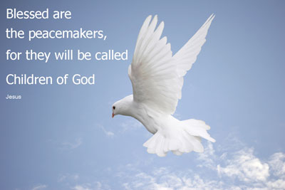 blessed are the peacemakers