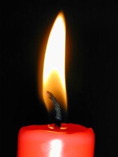 Candle burning