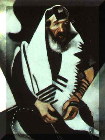The praying Jew by Marc Chagall