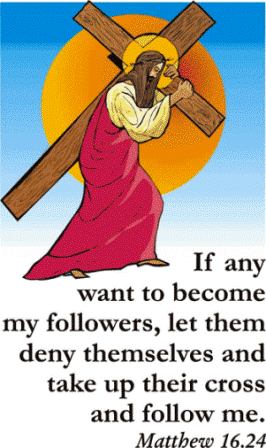 Picture of Jesus carrying cross