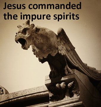 jesus commanded the demons 