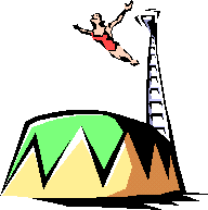 person diving