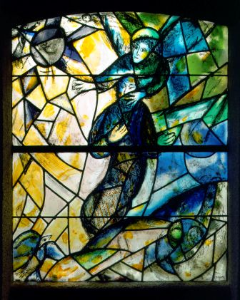 The calling of Isaiah by Chagall 