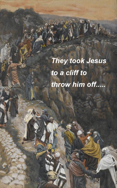Jesus at the Cliff