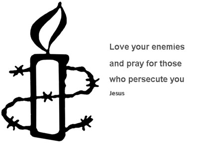 jesus said love enemies