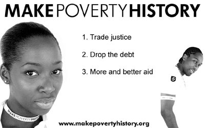 Make poverty history poster 