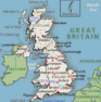 map of Britain