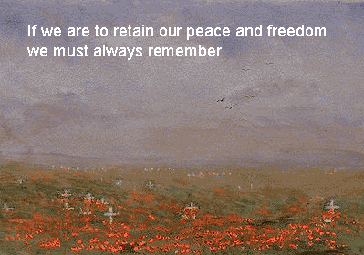 Remembrance Sunday painting