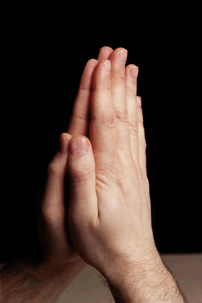 Picture of prayerful hands