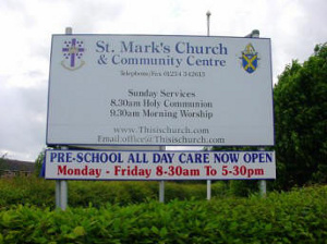 St Mark's all day care for pre-school children