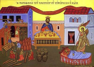 Rich gather in barns