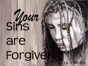 sins are forgiven by Jesus