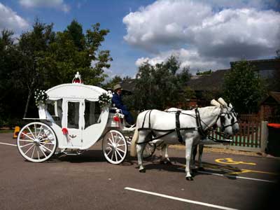 Wedding Carriage at St Mark's