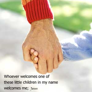 welcome a child in my name 