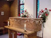 Wicker coffin